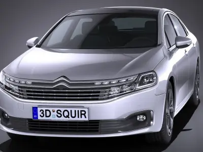Citroen C6 2017 3D model
