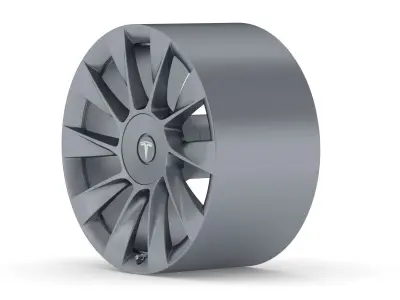 Tesla Car Rim 03 3D model