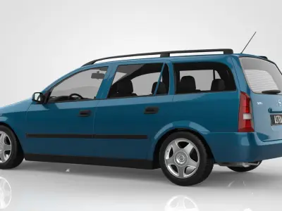 Opel Astra G  Station Wagon 3D model