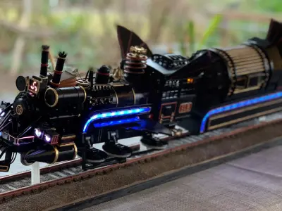 Back to the Future - Jules Verne Time Train 3D print model