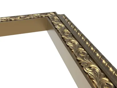 Carved Picture Frame 3D model