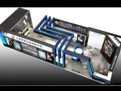 Exhibition - Area - 18X6-3DMAX2009-07 3D model
