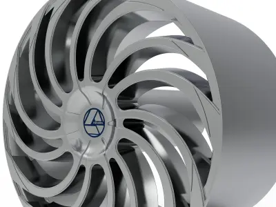 AZARA AZA-534 WHEEL 3D PRINT MODEL 3D print model