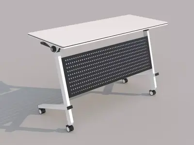 Study Table Low-poly 3D model  3D model