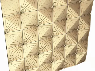 3D Wall Panel 07 Low-poly 3D model