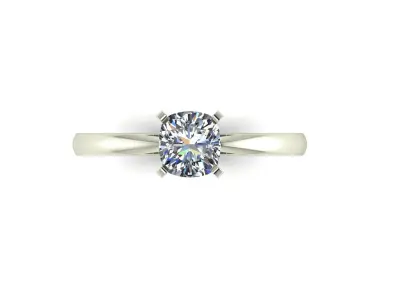 Solitaire Diamond Fashion Ring R8 3D print model