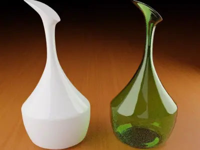 free vase Free low-poly 3D model