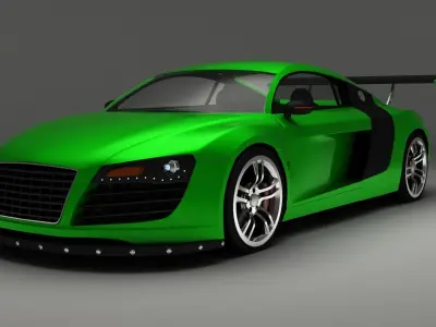Audi R8 2008 3D model