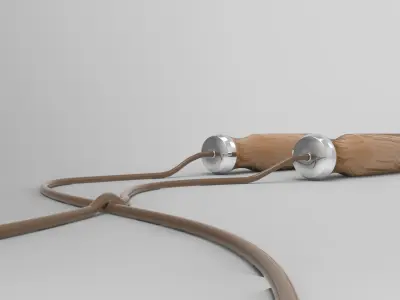 Skipping Rope Low-poly 3D model