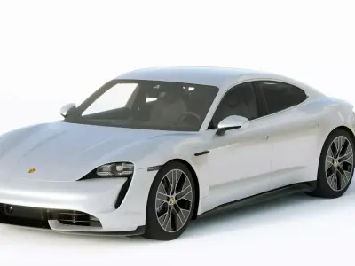 Porsche Taycan Turbo 2020 3D model