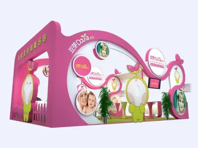 Booth - Area - 6X9-3DMAX2012-02 3D model