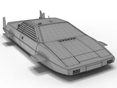 Lotus Esprit S1 Submarine Car 3D model