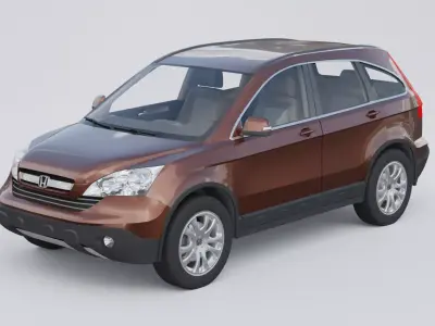 Honda CR-V 2007 Low-poly 3D model