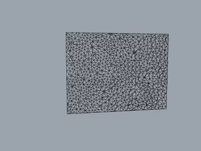 3D Diamond wall panel Free 3D model