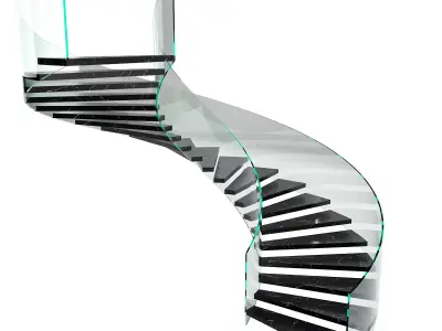 spiral STAIR NO24 A 3D model