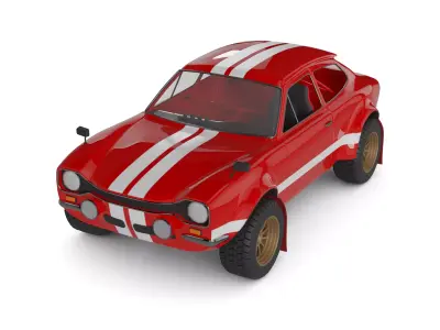 Rally Car 3D model