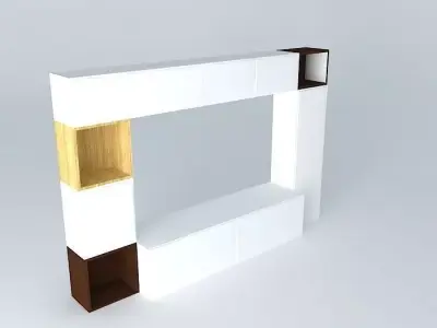 TV rack, rack de TV Free 3D model