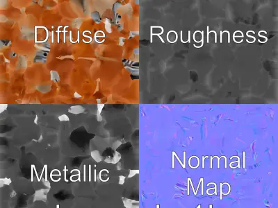 Chestnut Akhal-Teke Horse with Copper Elegance Low-poly 3D model