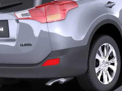 Toyota RAV4 2014 VRAY 3D model