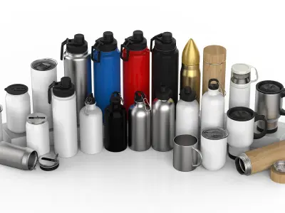 SPORT JUG TUMBLER SET 3D model