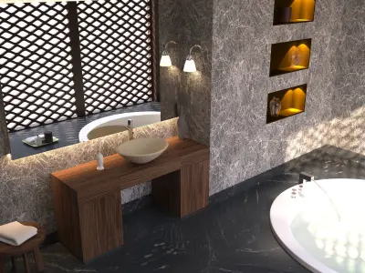 Bathroom 57 3D model