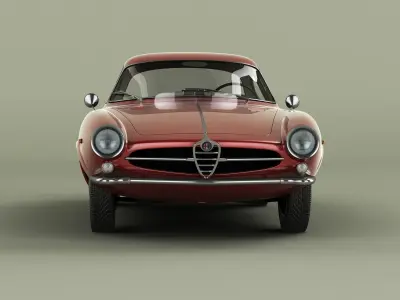 Alfa Romeo Giulietta Sprint Speciale 3D model