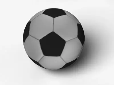 Soccer Ball Free low-poly 3D model shop