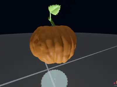 Halloween Pumpkin   High Level of Detail   Organic Looking 3D model