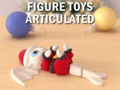 Lady Claus Light Fury - Articulated Version and Keychain 3D print model