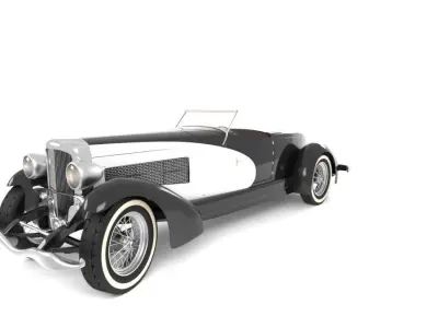 Duesenberg Classic car 3D model