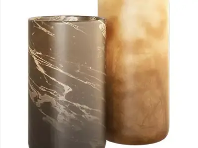 Alabaster Pots 3D model