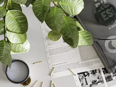 Decorative set 41 3D model