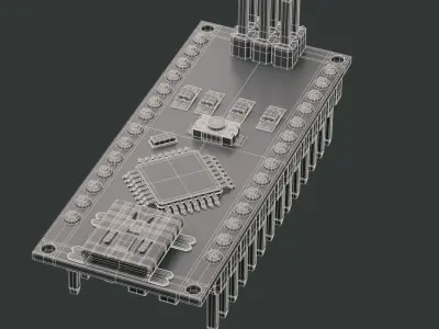 3D Arduino Nano 3 3D model