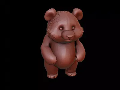 Panda Animal Sculpture 3D print model purchase