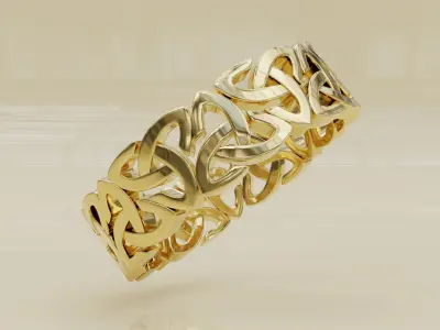 Gold Ring 3D print model