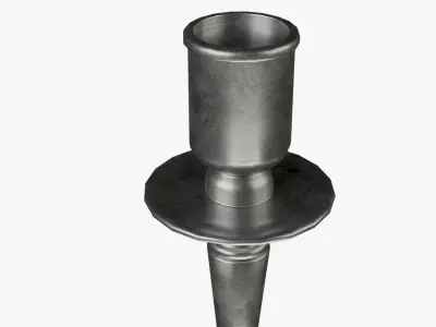 Candle Holder Low-poly 3D model