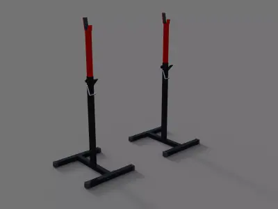 Bench Squat Racks Free 3D model