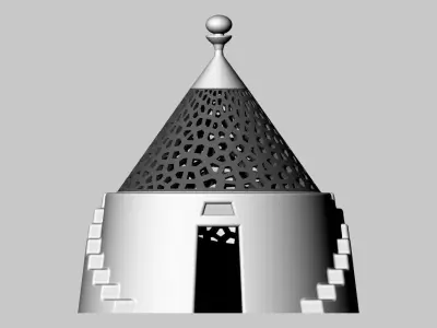 The Trullo - traditional Italian  Apulian home  3D print model