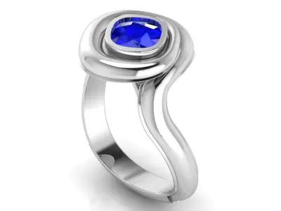 Rhombus Cut Ring 3313 Free 3D print model