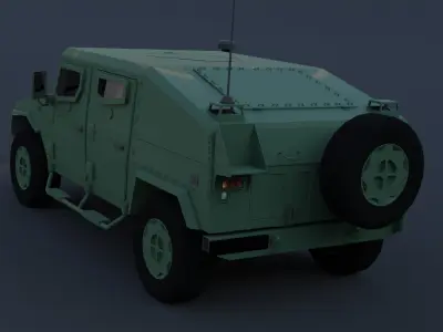 URO VAMTAC ST5 Low-poly 3D model