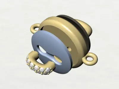 Pom Pom Dot 3D print model