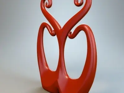 Abstract Figure m019 P 3D print model