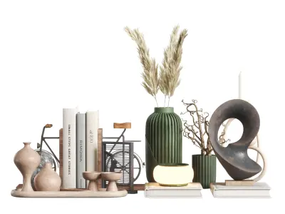 Decorative set 13 3D model purchase