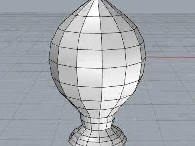 Lowpoly Apulian PUMO R2 Low-poly 3D model