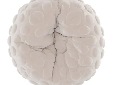 Round Bean Bag 3D model