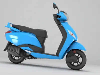 Hero Maestro Scooter 3d Model 3D model