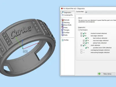 Man Ring Luxury 3D print model