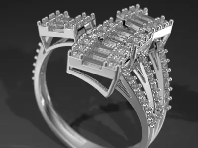 LUXURY SPECIAL RING  3D print model