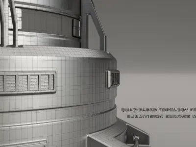 Sci-Fi Industrial Object 02 3D model