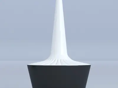 Decor Set White and Black 3D model